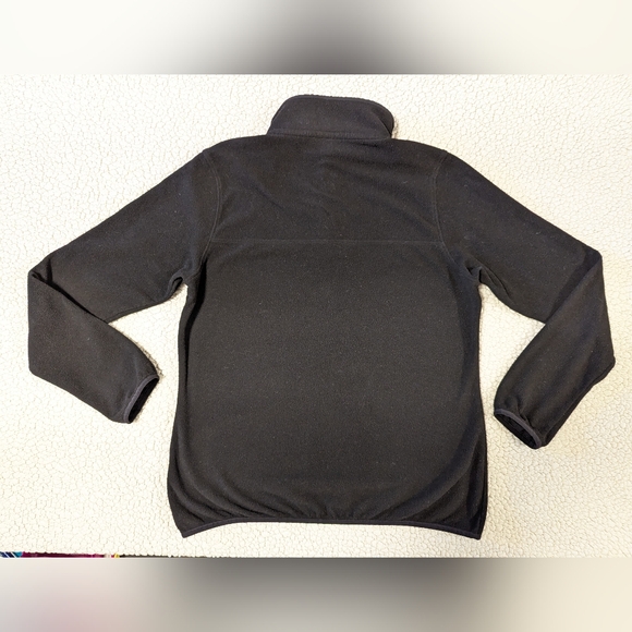 Patagonia Micro D Snap T Fleece Pullover  Black Size M - Picture 3 of 14